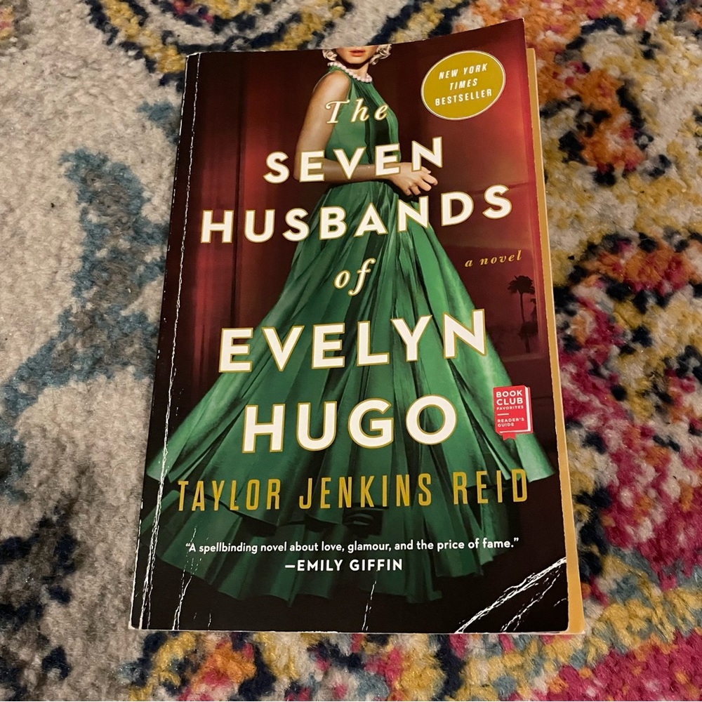 “Seven Husbands of Evelyn Hugo” by Taylor Jenkins Reid book